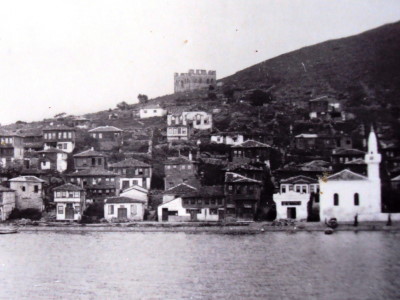 Marmara Köyü genel görünüm, 7.12.1910 (Spiros Theofanidis Arşivi)