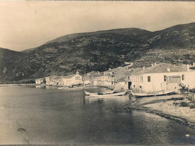 Asmalı Köyü, genel görünüm, 1912 (Spiros Theofanidis Arşivi)